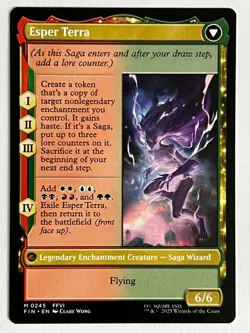 MTG Final Fantasy Terra Magical Adept Mythic Card 0245 NM Condition - Image 2
