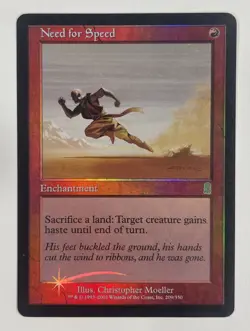 Need For Speed Foil Odyssey MP Moderate Play MTG Magic The Gathering - Image 1