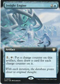 MTG: Edge of Eternities Commander: Extended Art Insight Engine: LP Condition - Image 1