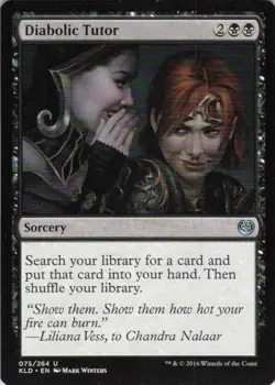 MTG Diabolic Tutor (75) | NM | Kaladesh {KLD} - Image 1