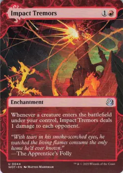 MTG Impact Tremors (44) | NM | Wilds of Eldraine: Enchanting Tales {WOT} - Image 1