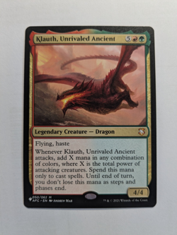 Klauth, Unrivaled Ancient The List Reprints Regular 050/062 MtG - Image 1