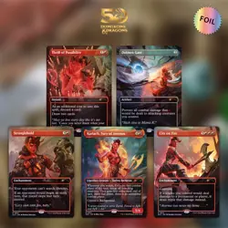 Magic The Gathering Secret Lair X Dungeons & Dragons Karlach's Rage Foil - Image 1
