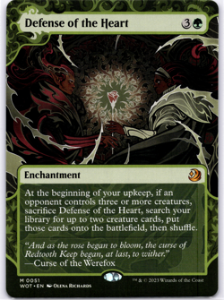 Defense of the Heart Borderless NM MTG - Image 1