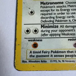 Clefable 1/64 Holo Pokemon TCG Jungle Set - Heavily Played - Image 3
