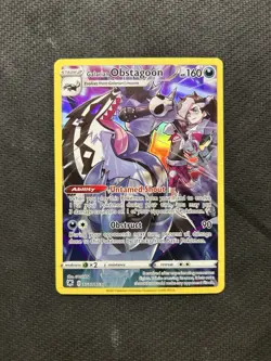 Pokemon TCG Galarian Obstagoon TG10/TG30! NM Condition! See Description! - Image 1