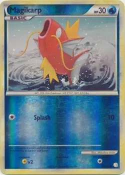 Slightly Played, English - 1 x Pokemon Magikarp - 72/123 - Common - Reverse Holo - Image 1