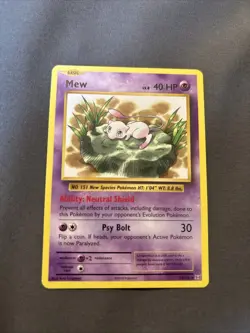 Mew 53/108 Non-Holo Pre Release Deck Exclusive XY Evolutions Rare Pokemon - Image 1