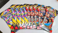10x Mega Evolution Sleeves Booster Packs Pokemon TCG - Image 1