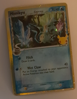 Mimikyu Delta Species NM SWSH136 Black Star Promo Pokemon TCG - Image 1