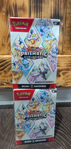 Pokemon TCG Prismatic Evolutions Booster Bundle Lot of 2 Brand New & Sealed - Image 1