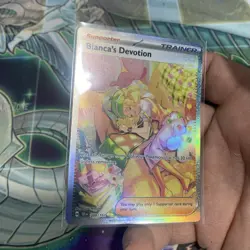 Bianca's Devotion NM SIR Temporal Forces 209/162 Pokemon TCG INK dot error - Image 5
