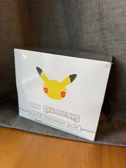 Pokemon TCG: 25th Anniversary Celebrations Elite Trainer Box (ETB) Sealed - Image 1