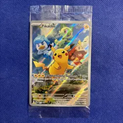 Pikachu 027 Sv: Scarlet & Violet Holo SEALED PROMO Pokemon Card - Image 1