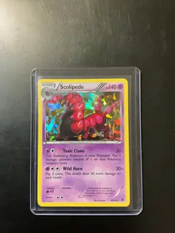 Scolipede 40/98 Emerging Powers Cracked Ice Holo Rare Pokemon Card TCG - Image 1