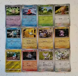 X12 Yuka Morii Pokemon Cards Reverse Holo Pachirisu Clefairy Lot of 12 - Image 1