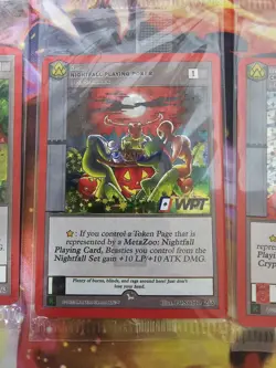 Metazoo WPT Promo Card All 3 Cryptid Nation, Nightfall, Wilderness playing poker - Image 3