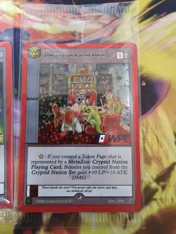 Metazoo WPT Promo Card All 3 Cryptid Nation, Nightfall, Wilderness playing poker - Image 4
