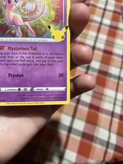 Pokemon TCG Celebrations Mew 011/025 Holo Rare Card - Image 4