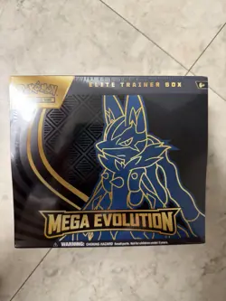 Pokemon Trading Card Game TCG Mega Evolution Elite Trainer Box (Lucario) Sealed - Image 1