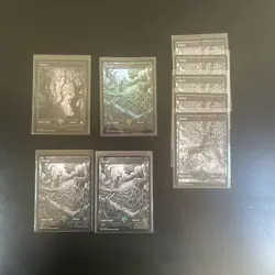 MTG Forest Foil and Basic Land 10 Card Lot. NM and Unplayed! (Vow) & (Mid) - Image 2