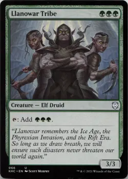 Llanowar Tribe U Commander: Kaldheim 66 - LP - Image 1