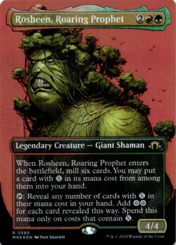 MTG Rosheen, Roaring Prophet (Borderless) Foil NM Modern Horizons 3 Magic 380 - Image 1