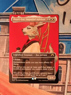 Pearl-Ear, Imperial Advisor 0363 Borderless Rare Modern Horizons 3 Magic MTG - Image 1