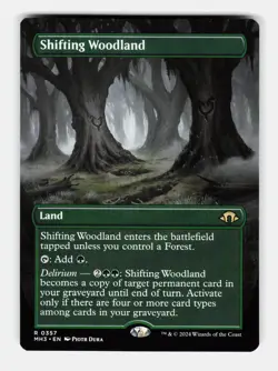MTG: Shifting Woodland (Borderless) | Modern Horizons 3 357 NM - Image 1
