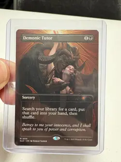 Magic: The Gathering Demonic Tutor NON-FOIL Secret Lair - Image 1
