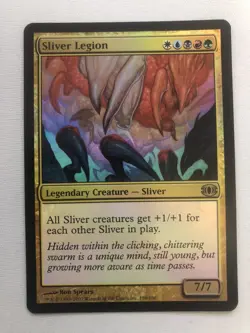 Sliver Legion-Future Sight-Foil-Magic The Gathering-MTG-EX - Image 1