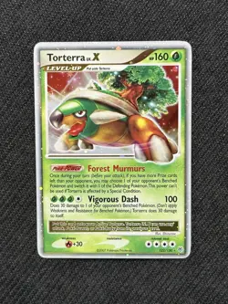 NM Torterra LV. X 122/130 Diamond & Pearl Holo Pokemon Card - Image 1