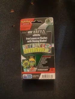 New Pokemon TCG Iron Leaves Ex Battle Deck Factory Sealed 60 Pokemon Cards - Image 3