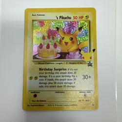 Pokemon Tcg Celebrations Birthday Pikachu Black Star Promo 24 Mint - Image 1