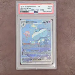 Pokemon PSA 9 Jellicent EX Special Illustration Rare White Flare 168/086 2025 - Image 1