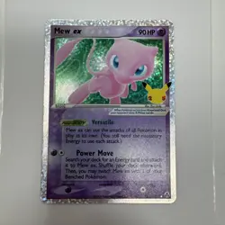 Pokemon 25th Anniversary Mew Ex 88/92 Holo Ultra Rare Celebrations - Image 1