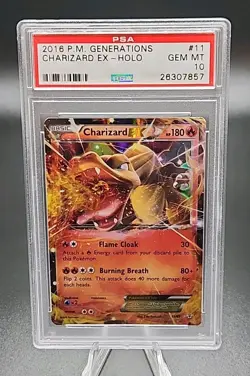 PSA 10 Gem Mint 2016 Pokemon XY Generations Charizard EX 11/83 - Image 1