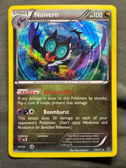 Noivern 77/111 Holo Rare XY Furious Fists Pokemon NM - Image 1