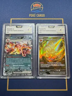Feunard 199/197 & Dracaufeu EX 125/197 PCA 9 -FR Flammes Obsidiennes Pokemon TCG - Image 1