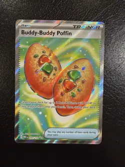 Buddy-Buddy Poffin 167/132 Ultra Rare Full Art Holo - Pokemon Mega Evolutions - Image 1
