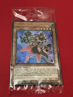 Yugioh MAGICAL MUSKETEER CALAMITY Lost Art Promo SEALED LART EN077 NM - Image 2
