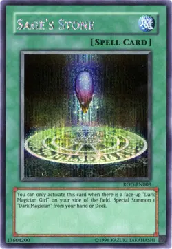 Sage's Stone (Reshef of Destruction) ROD-EN003 - Secret Rare - Lightly Played Un - Image 1