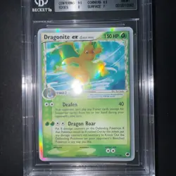 BGS 8 2006 Pokemon EX Dragon Frontiers 91/101 Dragonite Holo Rare TCG NM Card - Image 4