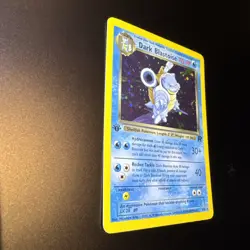 1st Edition Dark Blastoise 3/82 Team Rocket Holo Pokemon Card - NM - SWIRL - Image 4