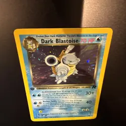1st Edition Dark Blastoise 3/82 Team Rocket Holo Pokemon Card - NM - SWIRL - Image 5