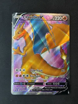 Charizard V SWSH050 SWSH: Sword & Shield Promo Cards Holo Pokemon MJ - Image 1
