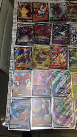 Pokemon Lot Variety Cards Vs And Vmax Preowned Good Condition - Image 3