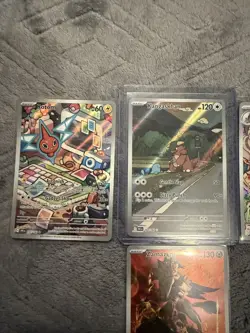 Lot Of 4 Pokemon Destined Rivals Full Art Card Lot Kangaskhan Greedemt Rotom - Image 4
