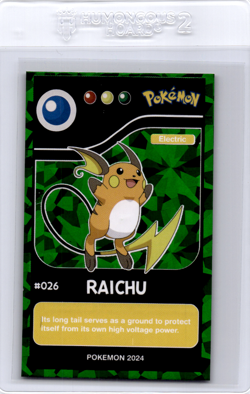 Raichu Peruvian pokemon card - Image 1