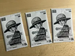 One Piece Card Game 3rd Anniversary Treasure Campaign Sealed Promo X3 - Image 1